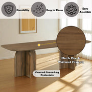 Delmon - Dining Table - Dark Walnut - R&R Furniture Gallery (Fountain Valley, CA)