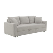 Connie - Sofa With Sleeper - Gray Boucle - R&R Furniture Gallery (Fountain Valley, CA)