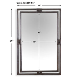 36" Mirror - Black