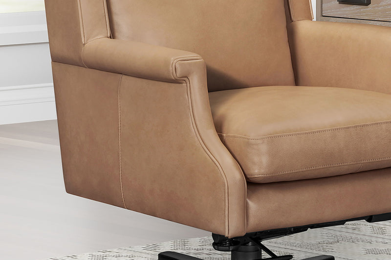 Dc132 - Leather Desk Chair - R&R Furniture Gallery (Fountain Valley, CA)