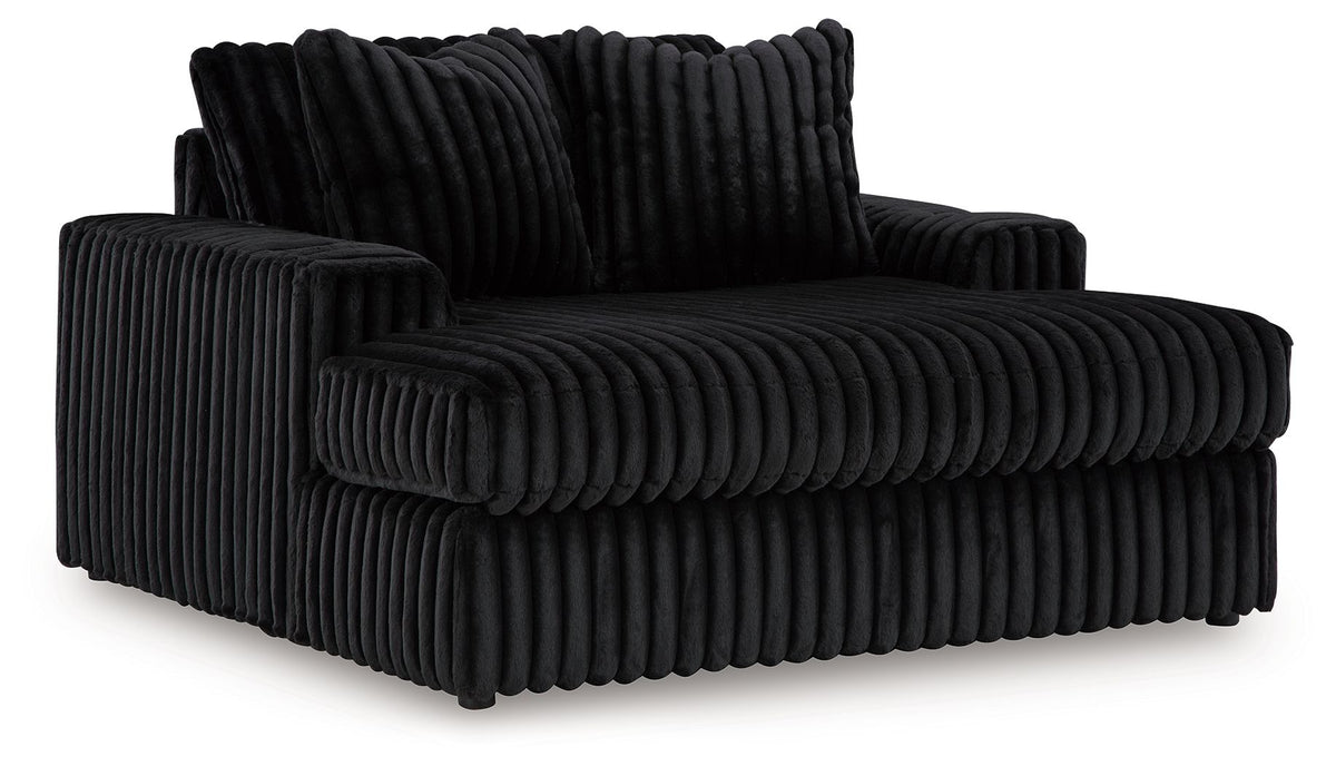 Midnight-Madness - Oversized Chaise - R&R Furniture Gallery (Fountain Valley, CA)