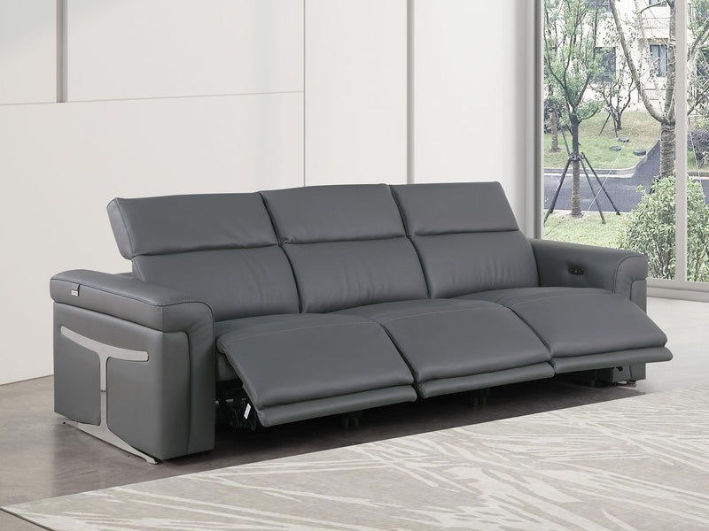 1126 - 3-Piece Modular Power Reclining Sofa In With 3 Power Recliners & Power Headrests