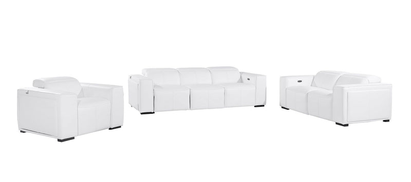 1224 - 6-Piece Modular Power Reclining Sofa, Loveseat & Chair Set In With 6 Power Recliners & Power Headrests