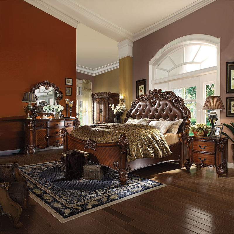 Vendome - Wardrobe/TV Armoire - Cherry - R&R Furniture Gallery (Fountain Valley, CA)