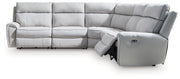 Social Pointe - Reclining Sectional - R&R Furniture Gallery (Fountain Valley, CA)