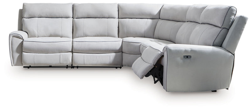 Social Pointe - Reclining Sectional - R&R Furniture Gallery (Fountain Valley, CA)