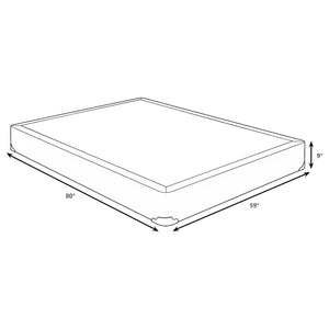 Standard Box Spring Foundation With Handcrafted Slat Support And Kara-Guard Padding
