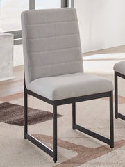 Tomtyn - Dining Upholstered Side Chair (Set of 2) - Light Brown - R&R Furniture Gallery (Fountain Valley, CA)