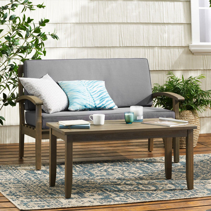 Outdoor Chat Set With Coffee Table And Loveseat - R&R Furniture Gallery (Fountain Valley, CA)