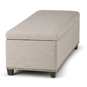 Kingsley - Upholstered Large Storage Ottoman - R&R Furniture Gallery (Fountain Valley, CA)