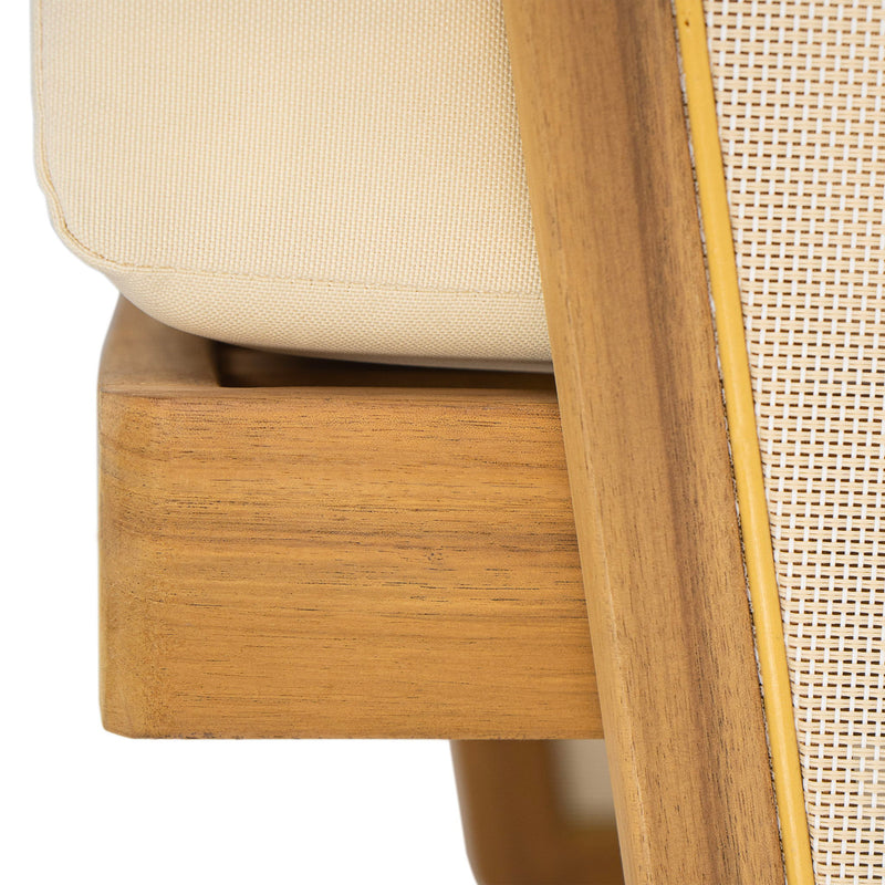 Royal - Wood Textilene Club Chair - R&R Furniture Gallery (Fountain Valley, CA)