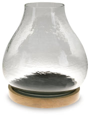 Adalisen - Candle Holder - Clear / Brown - R&R Furniture Gallery (Fountain Valley, CA)
