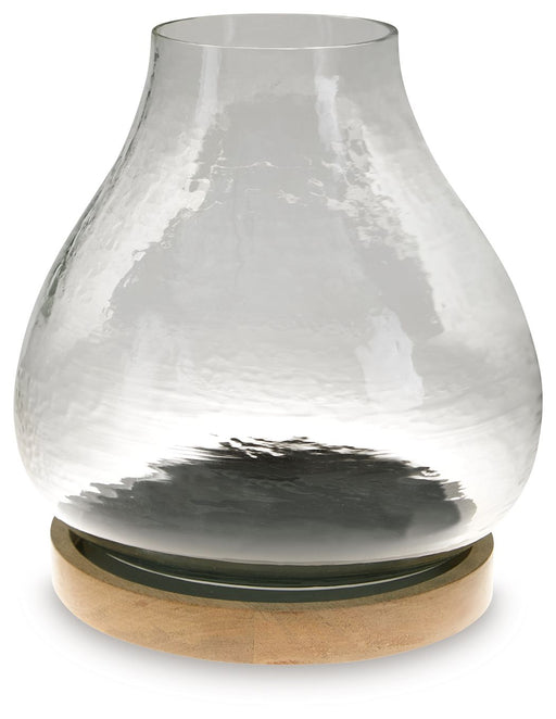 Adalisen - Candle Holder - Clear / Brown - R&R Furniture Gallery (Fountain Valley, CA)