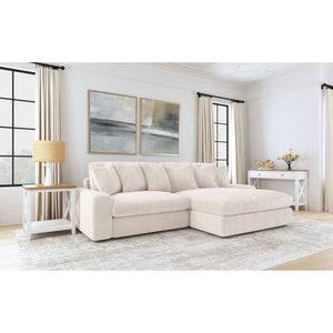 Upton - Reversible Sectional Sofa With Oversized Chaise - Sand