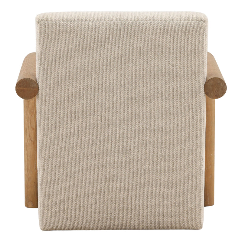 Gabriette - Occasional Chair - Cream And Light Natural