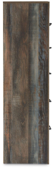 Drystan - Five Drawer Chest - Brown / Beige - R&R Furniture Gallery (Fountain Valley, CA)