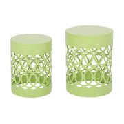 Outdoor Metal S/2 End Table - R&R Furniture Gallery (Fountain Valley, CA)