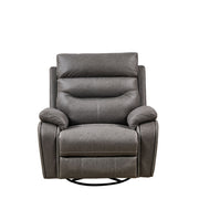 Refined Comfort Liyasi dual Okin motor swivel rocker chair with 240° swivel, reclining seat, headrest, and power function.