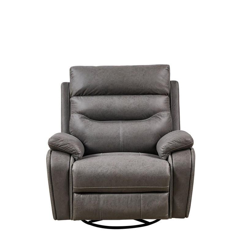 Refined Comfort Liyasi dual Okin motor swivel rocker chair with 240° swivel, reclining seat, headrest, and power function.