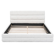 Upholstered Platform Bed With Headboard - R&R Furniture Gallery (Fountain Valley, CA)