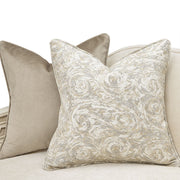 La Marisia - Chenille Loveseat - Tranquil / Creamy Pearl - R&R Furniture Gallery (Fountain Valley, CA)