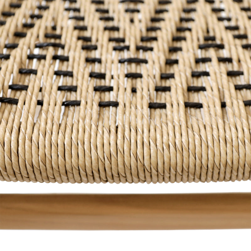 Lumen - Outdoor Dining Chair - Natural And Black