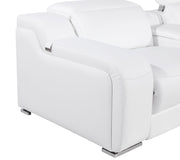 1116 - Power Reclining Italian Leather Sectional - R&R Furniture Gallery (Fountain Valley, CA)