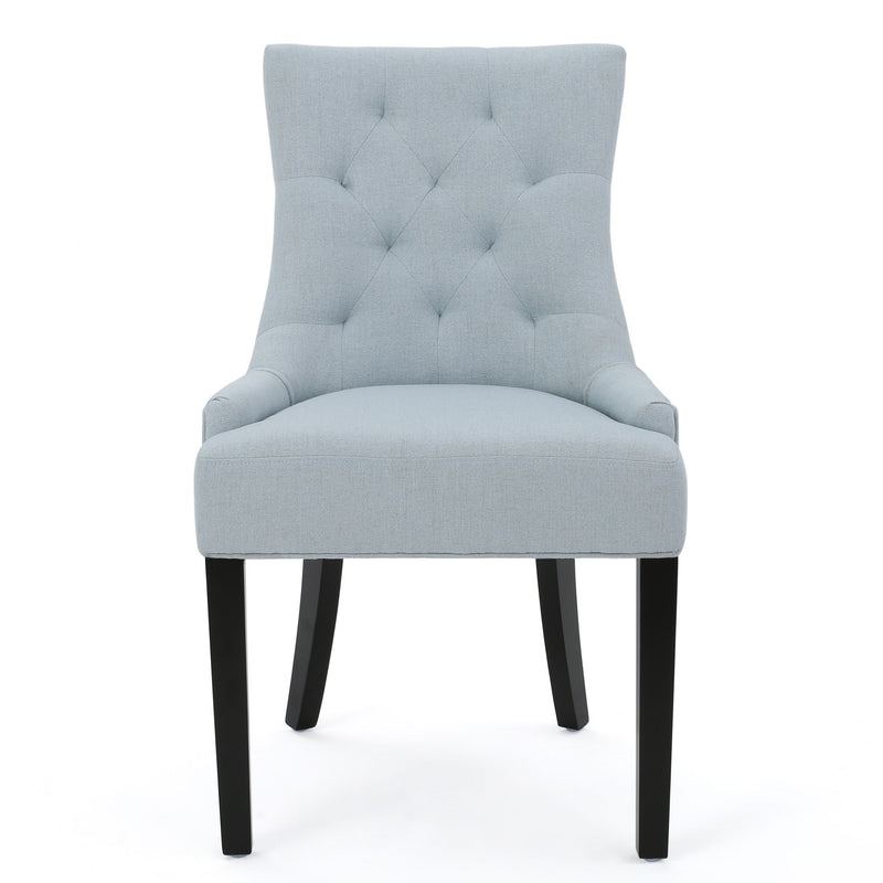 Contemporary Cheney Dining Chair Set With Tufted Design - R&R Furniture Gallery (Fountain Valley, CA)