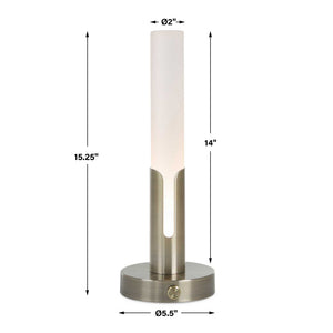 Tron - Rechargeable LED Accent Lamp - Brass,Gold
