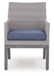 Half Moon Beach - Arm Chair With Cushion (Set of 2) - Blue / Gray - R&R Furniture Gallery (Fountain Valley, CA)
