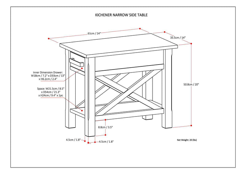 Kitchener - Handcrafted Table - R&R Furniture Gallery (Fountain Valley, CA)