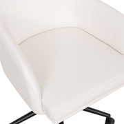Modern Sydney desk chair by TOV Furniture with a sleek design, featuring a cushioned seat and metal legs for office comfort.