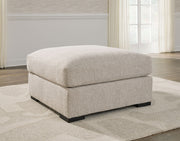 Ballyton - Oversized Accent Ottoman - Sand - R&R Furniture Gallery (Fountain Valley, CA)