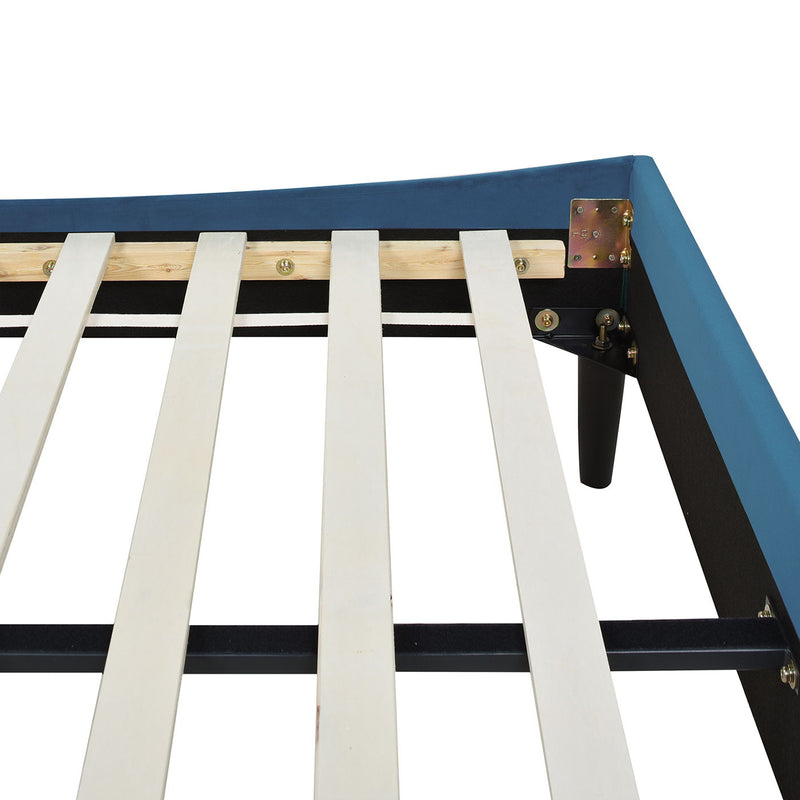 Aspen - Vertical Tufted Modern Headboard Platform Bed Set - R&R Furniture Gallery (Fountain Valley, CA)