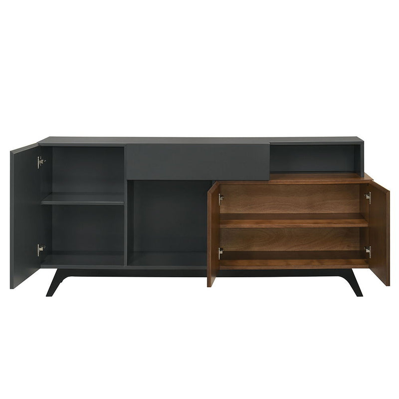 Destin - Server - Walnut - R&R Furniture Gallery (Fountain Valley, CA)