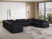 1116 - 10-Piece U-Shaped Sectional Sofa In With 4 Power Recliners & Power Headrests - R&R Furniture Gallery (Fountain Valley, CA)