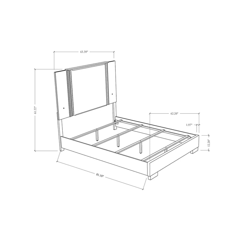 Moon - Bed & LED Accent Lighting - R&R Furniture Gallery (Fountain Valley, CA)