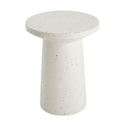 Terrazzo - Outdoor Side Table - White - R&R Furniture Gallery (Fountain Valley, CA)