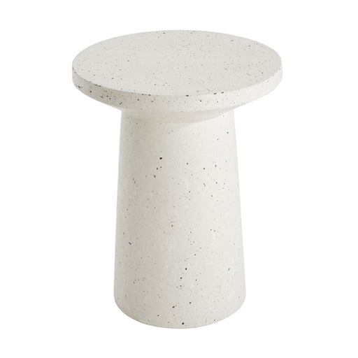 Terrazzo - Outdoor Side Table - White - R&R Furniture Gallery (Fountain Valley, CA)