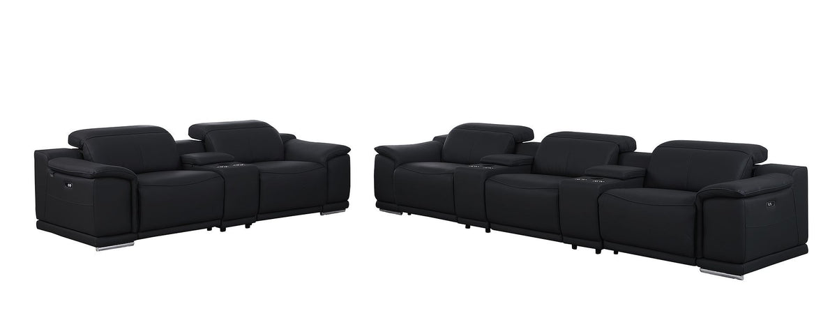 9762 - 8-Piece Modular Power Reclining Sofa And Console Loveseat Set With
