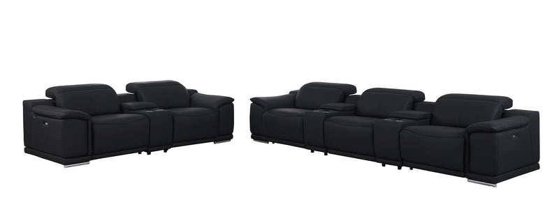 9762 - 8-Piece Modular Power Reclining Sofa And Console Loveseat Set With