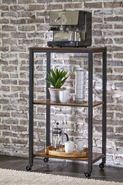 Bevinfield - Bar Cart - Brown / Black - R&R Furniture Gallery (Fountain Valley, CA)