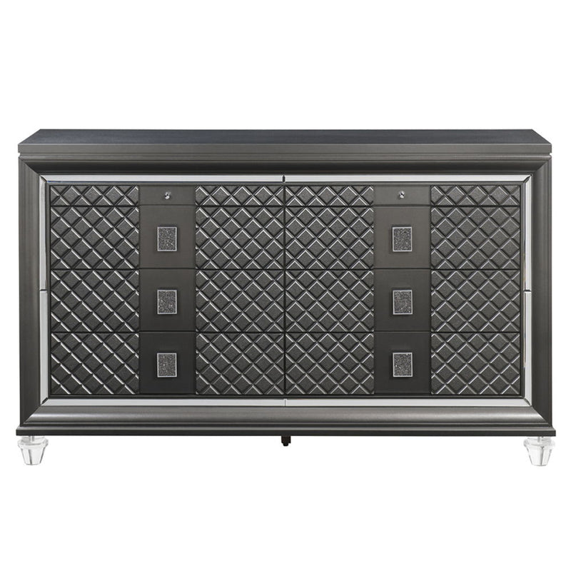 Sawyer - Dresser - Metallic Gray - R&R Furniture Gallery (Fountain Valley, CA)