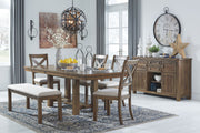 Moriville - Rectangular Dining Room Extension Table - Grayish Brown - R&R Furniture Gallery (Fountain Valley, CA)