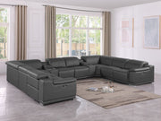 9762 - 10-Piece U-Shaped Sectional Sofa With 4 Power Recliners - R&R Furniture Gallery (Fountain Valley, CA)