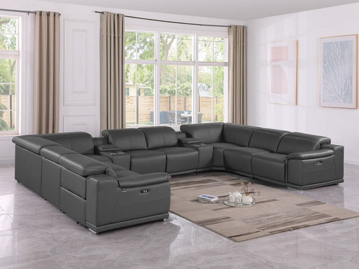 9762 - 10-Piece U-Shaped Sectional Sofa With 4 Power Recliners - R&R Furniture Gallery (Fountain Valley, CA)