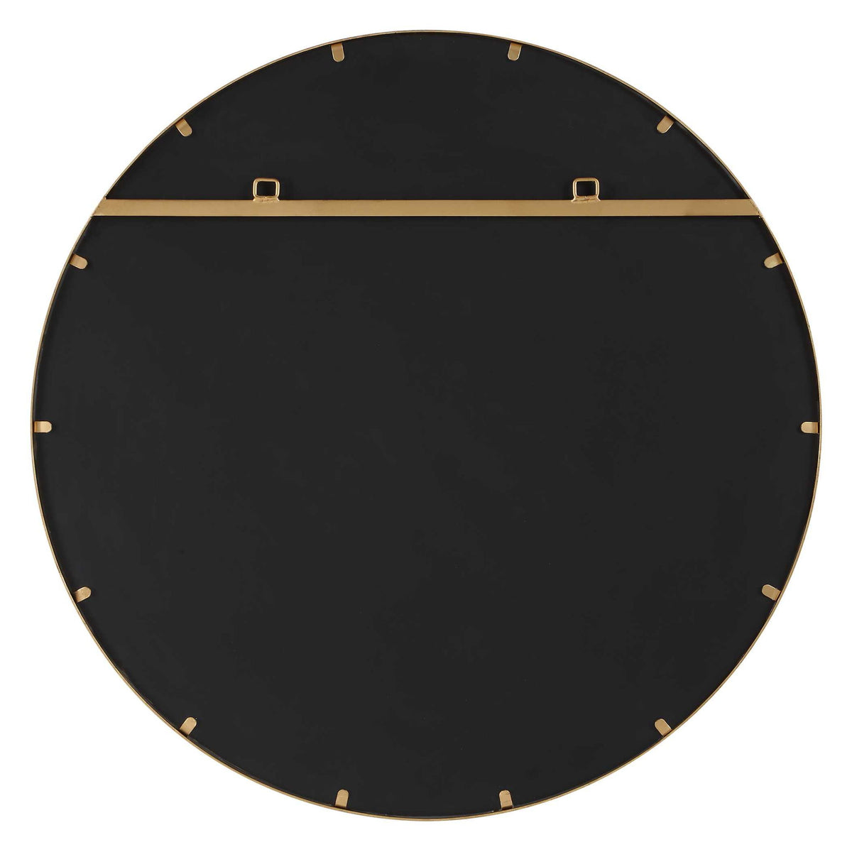 34" Round Mirror - Gold Leaf