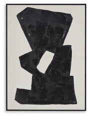 Garviery - Wall Art - Black / Cream - R&R Furniture Gallery (Fountain Valley, CA)