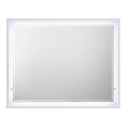 Esther - Mirror With LED - White / Silver - R&R Furniture Gallery (Fountain Valley, CA)