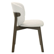 Mallin - Side Chair (Set of 2) - Gray Chenille & Walnut - R&R Furniture Gallery (Fountain Valley, CA)